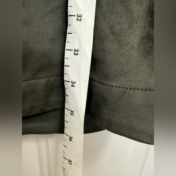 Women’s Gretchen Scott Gray Shift Faux Suede Dress Size M Comfy Casual - Picture 6 of 7